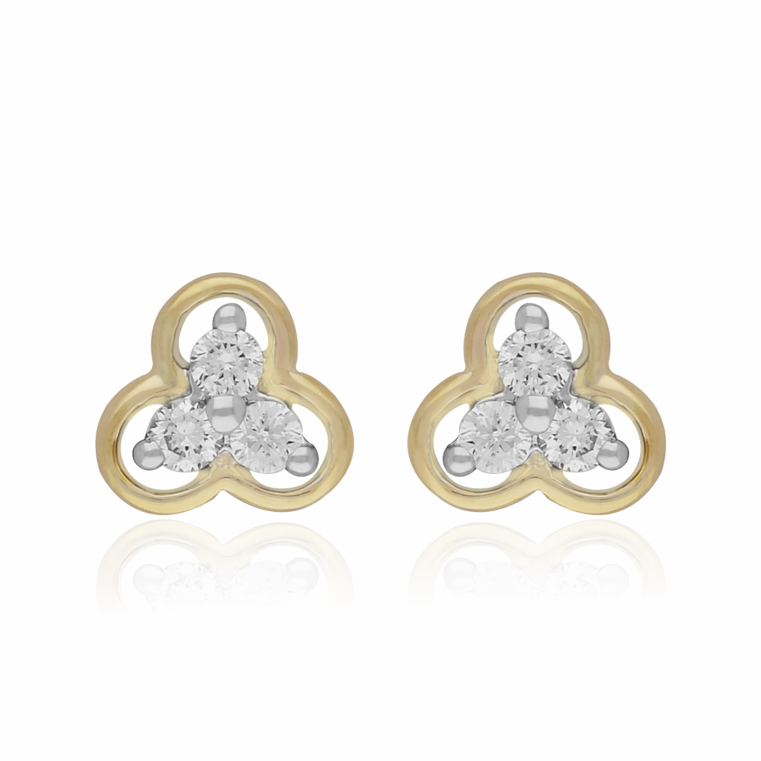 Trifecta Lab Grown Diamond Earrings
