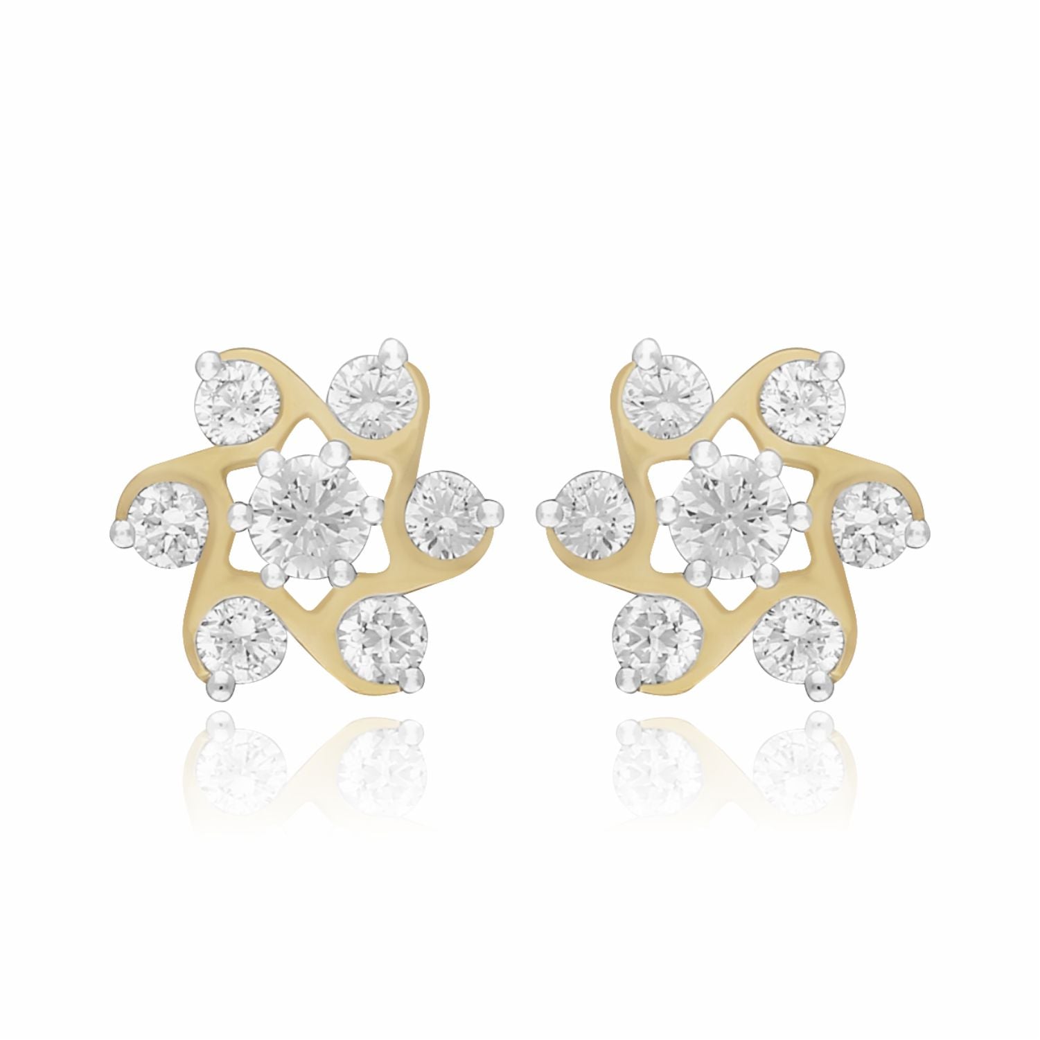 Morning Glory Lab Grown Diamond Earring