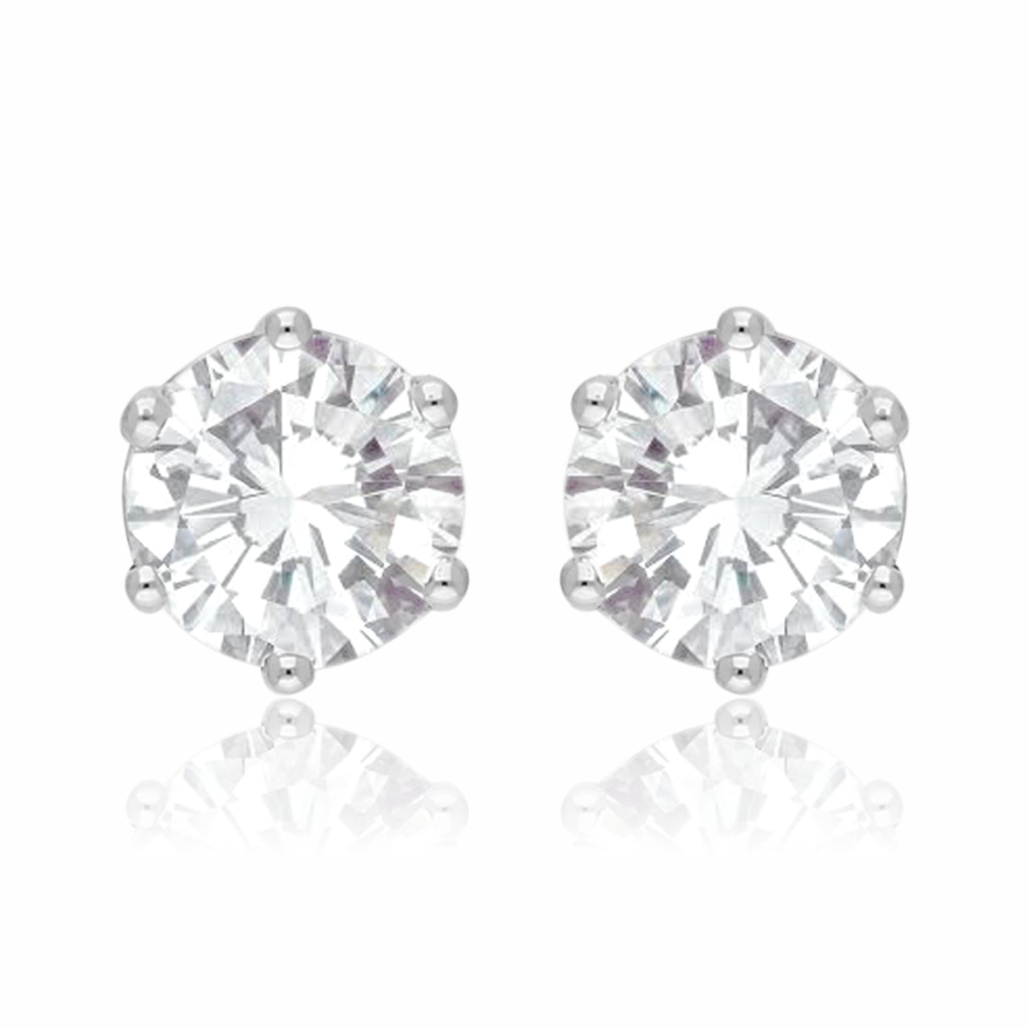 Radiant Point Solitaire Lab Grown Diamond Earring
