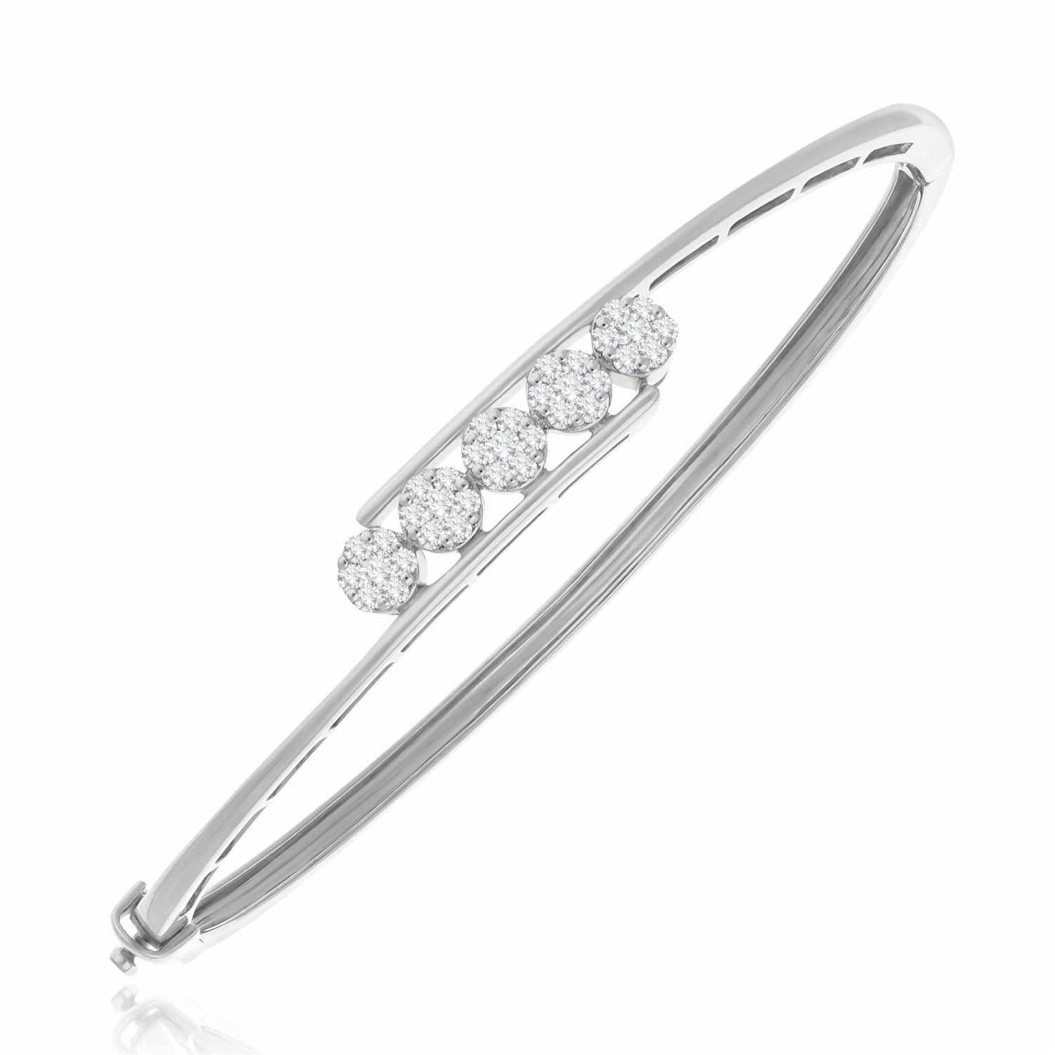 Orbital Lab Grown Diamond Bangle
