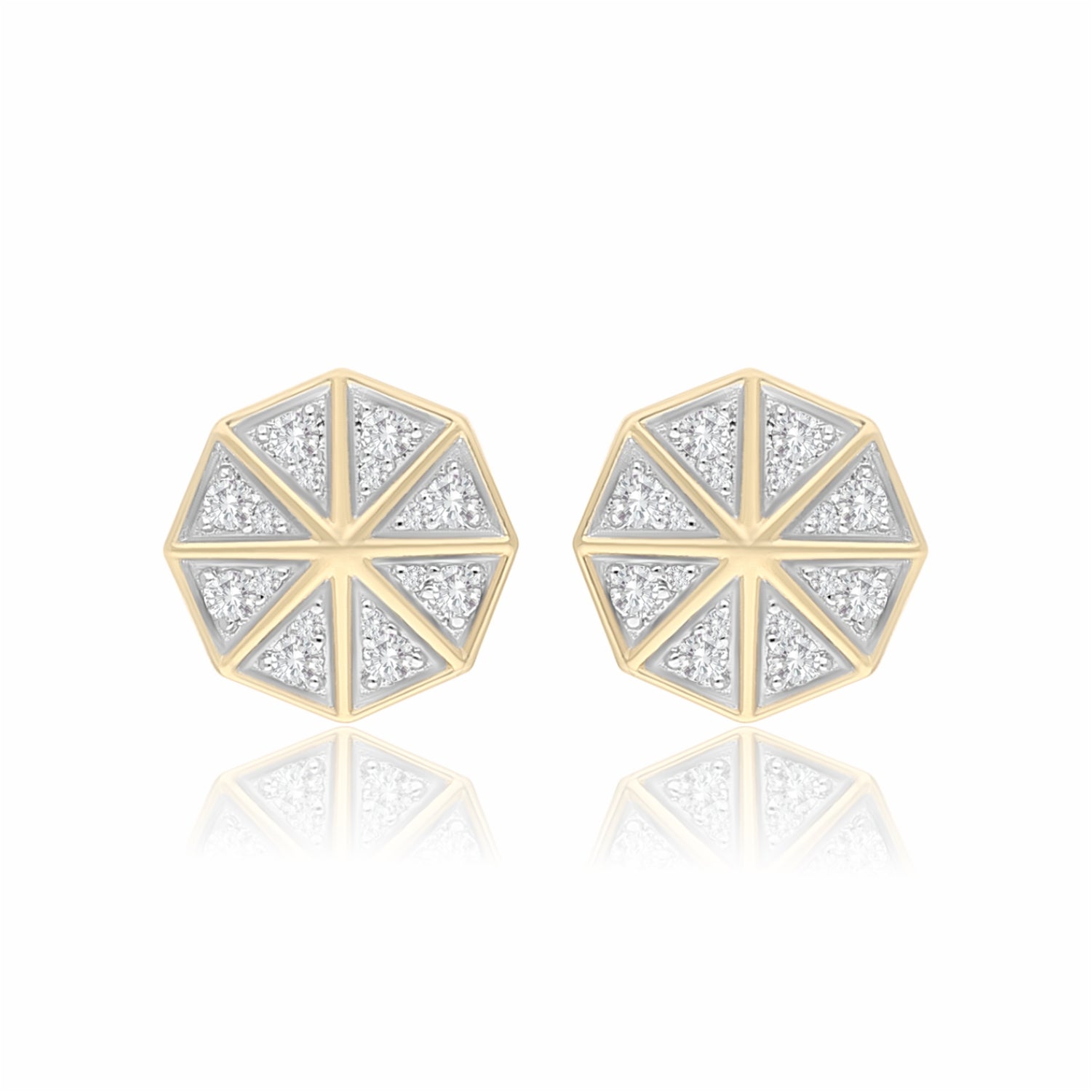 Facet Lab Grown Diamond Earrings