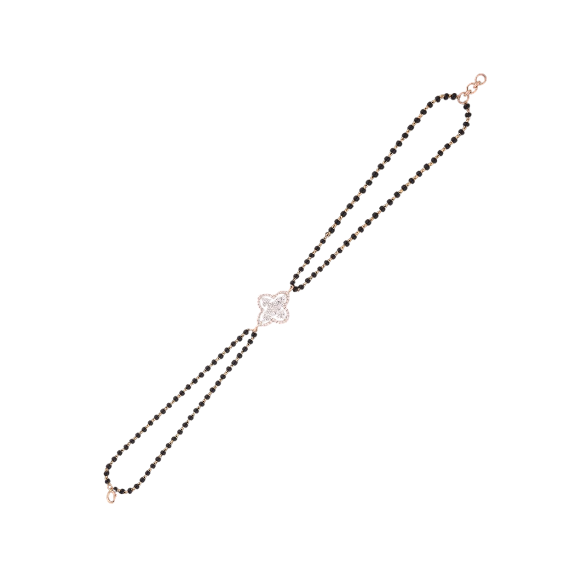 Floral Bloom Lab Grown Diamond Hand Mangalsutra