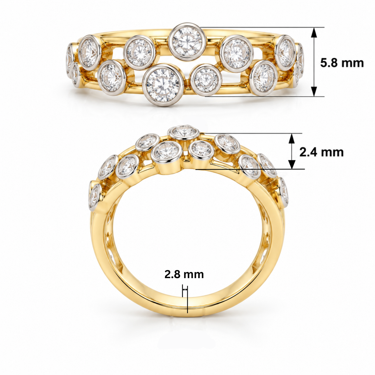 Orbit Elegance Lab Grown Diamond Ring