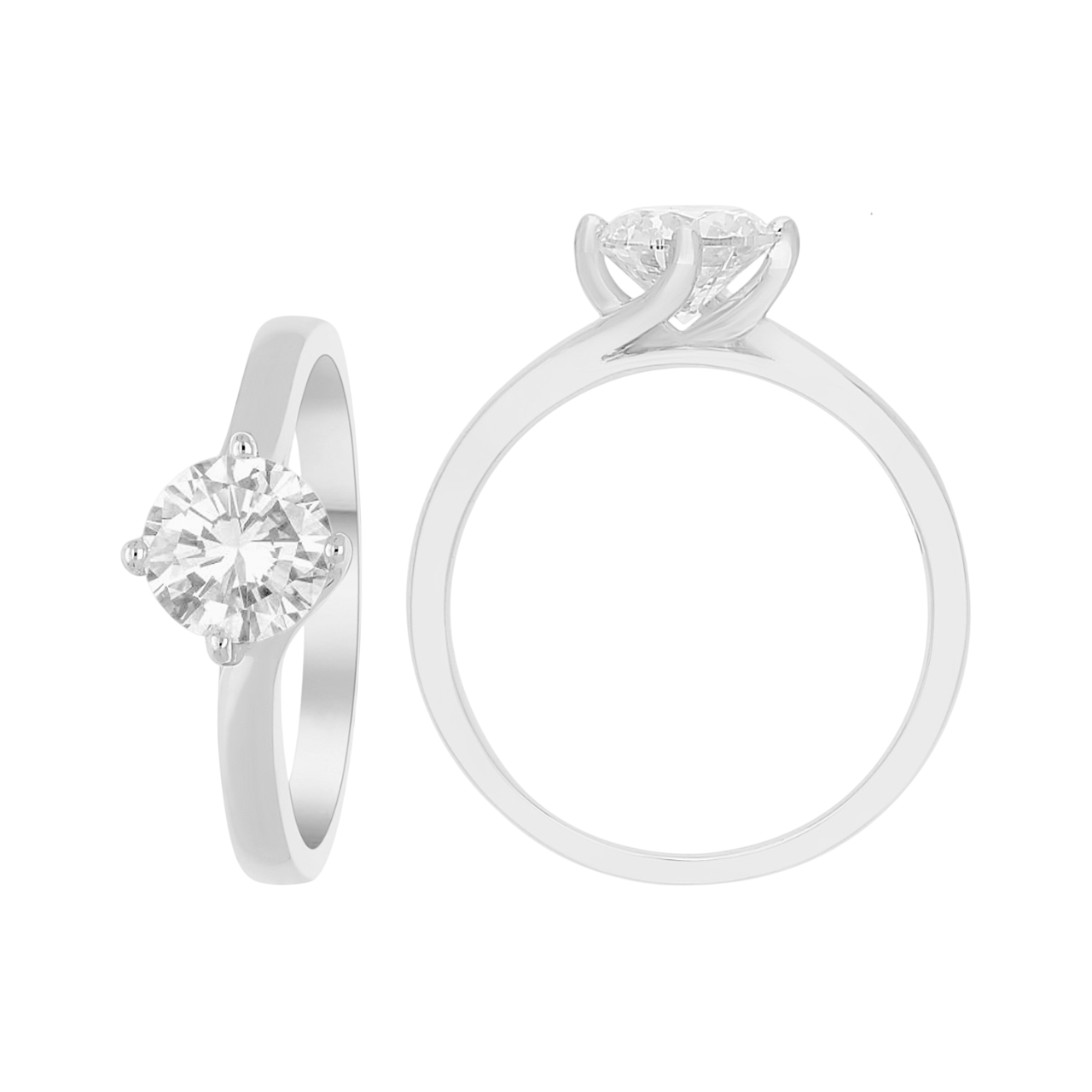 Purity of Light Solitaire Lab Grown Diamond Ring