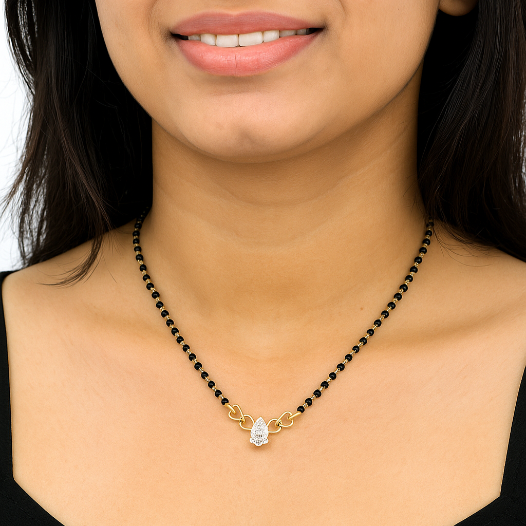 Heartfelt Elegance Lab Grown Diamond Mangalsutra