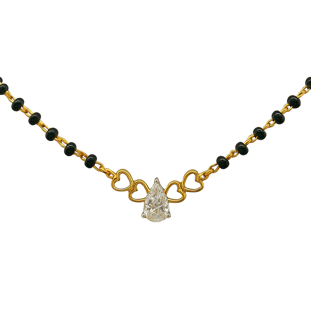 Heartfelt Elegance Lab Grown Diamond Mangalsutra