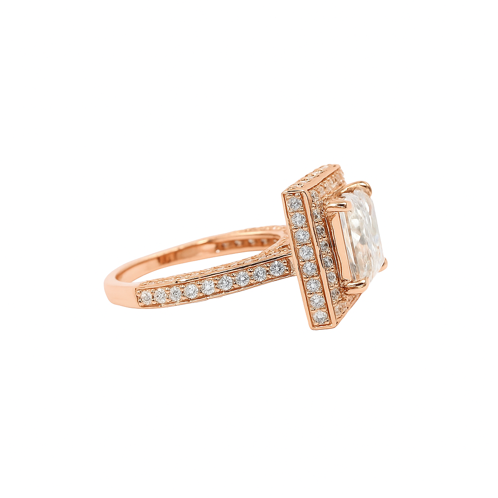 Sovereign Square Lab Grown Diamond Ring