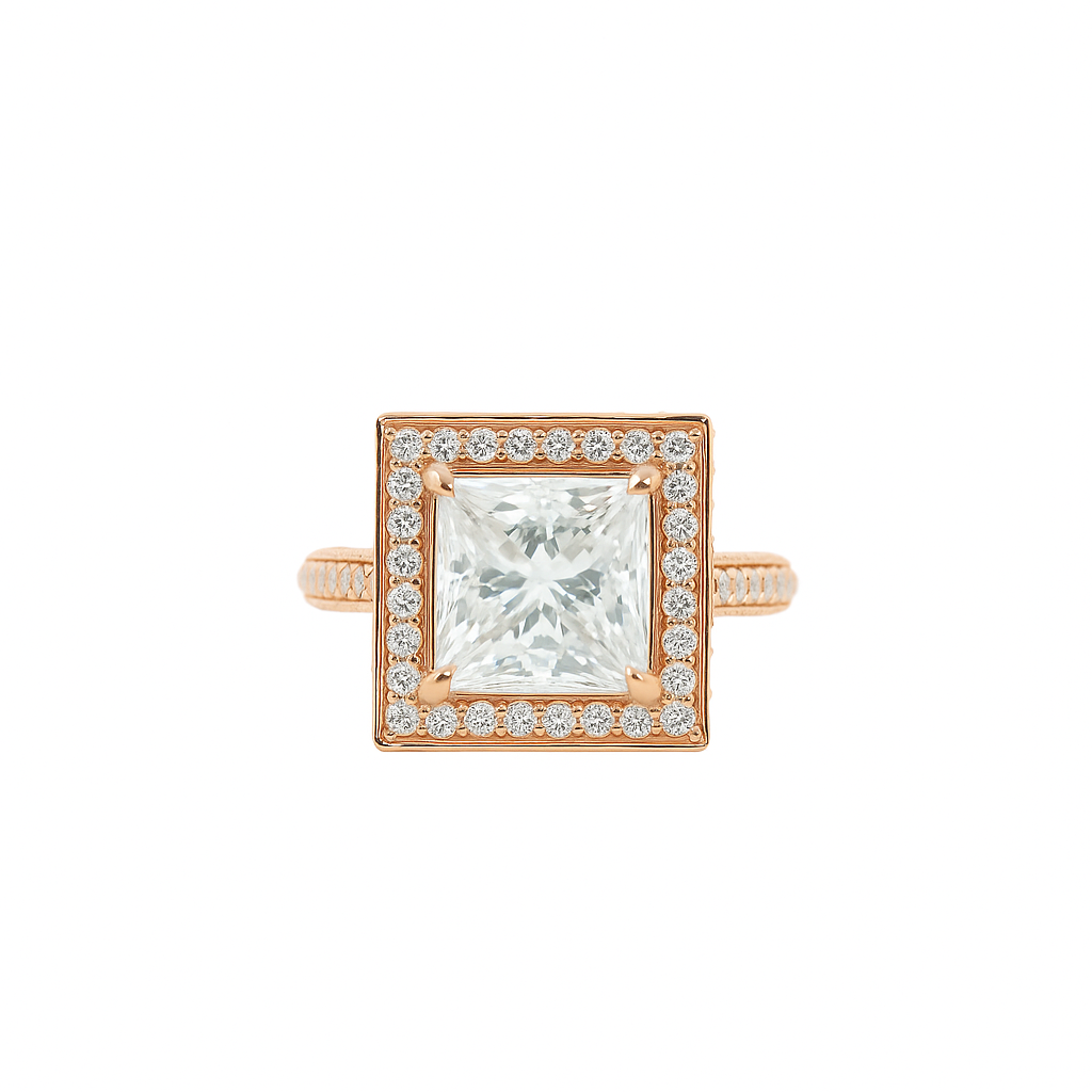 Sovereign Square Lab Grown Diamond Ring