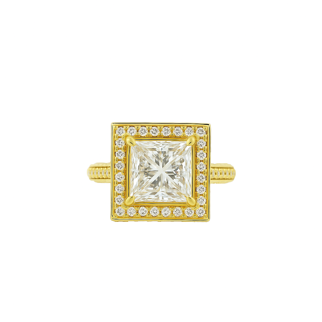 Sovereign Square Lab Grown Diamond Ring