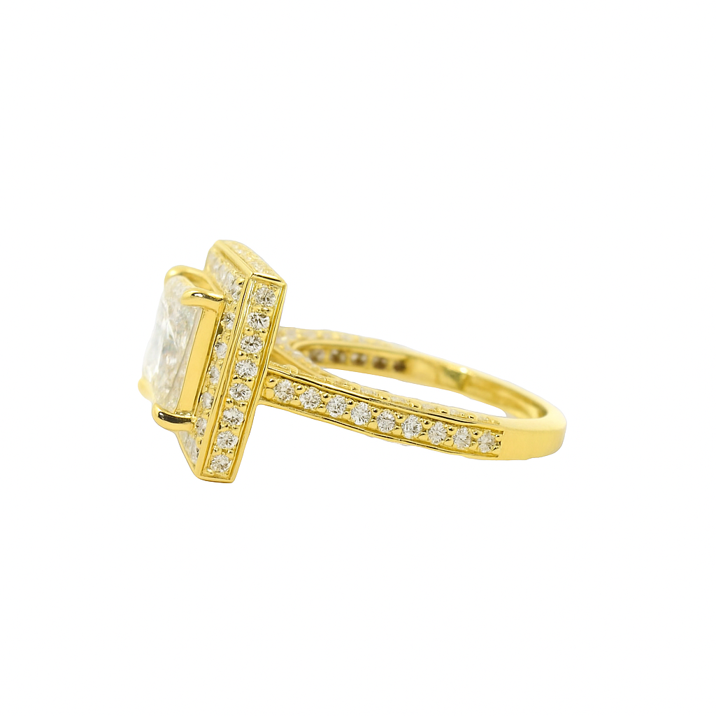 Sovereign Square Lab Grown Diamond Ring