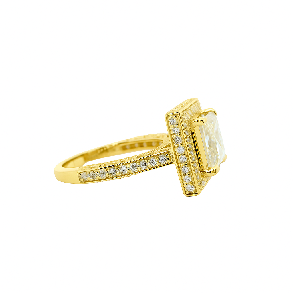 Sovereign Square Lab Grown Diamond Ring