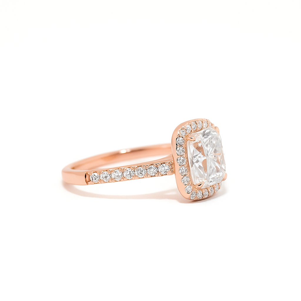 Serene Cushion Lab Grown Diamond Ring