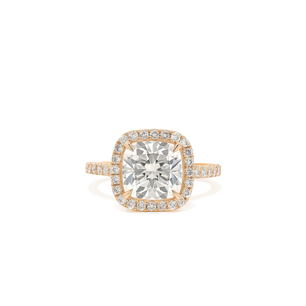 Serene Cushion Lab Grown Diamond Ring