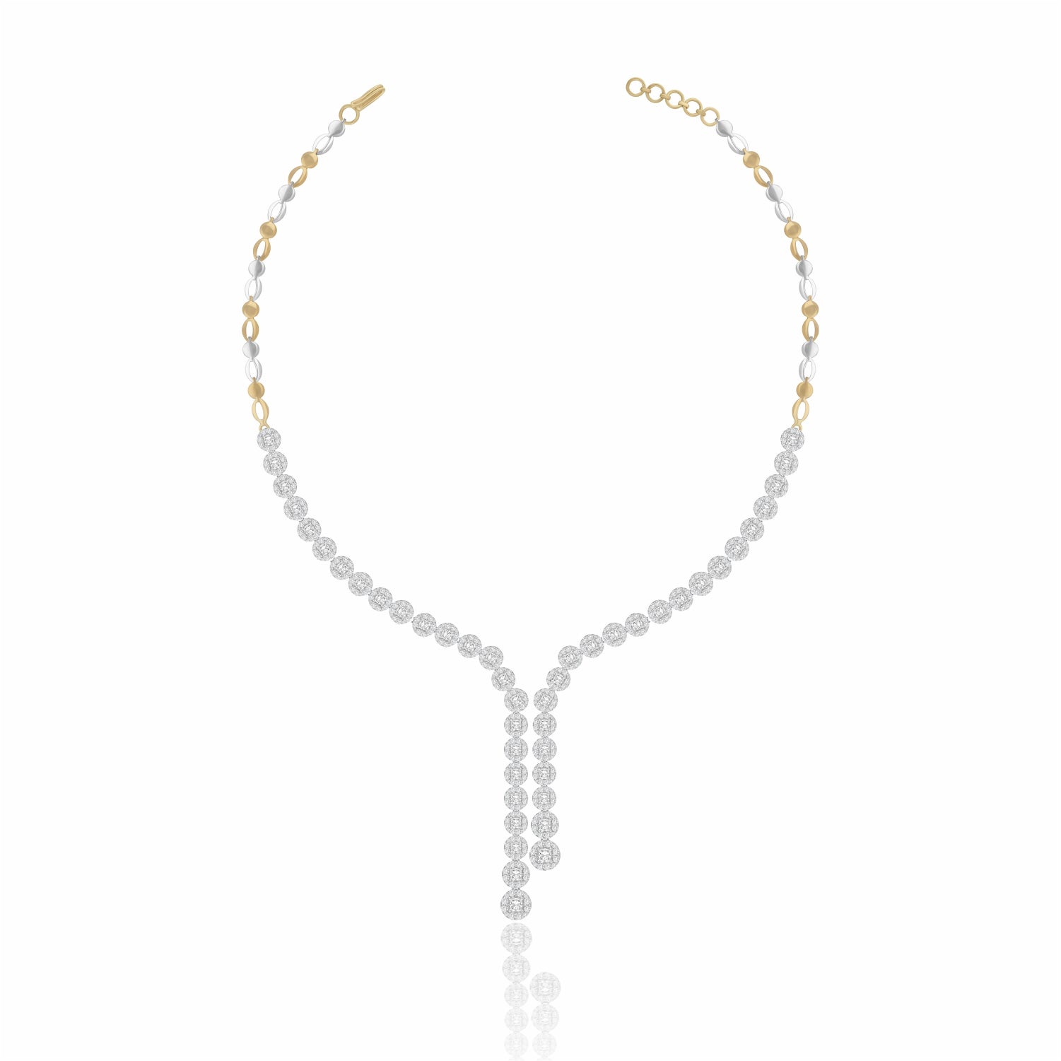 Waterfall Lab Grown Diamond Necklace