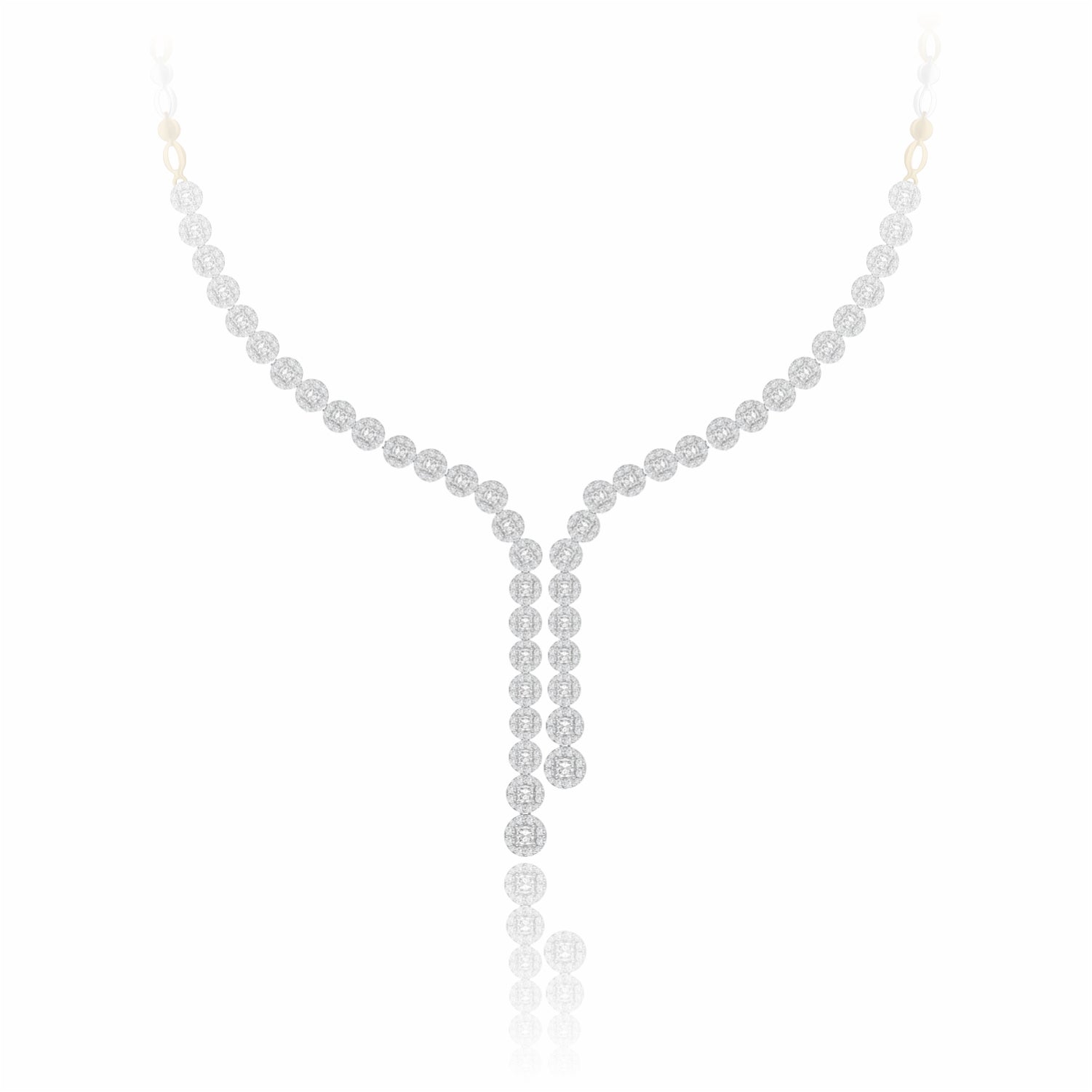 Waterfall Lab Grown Diamond Necklace