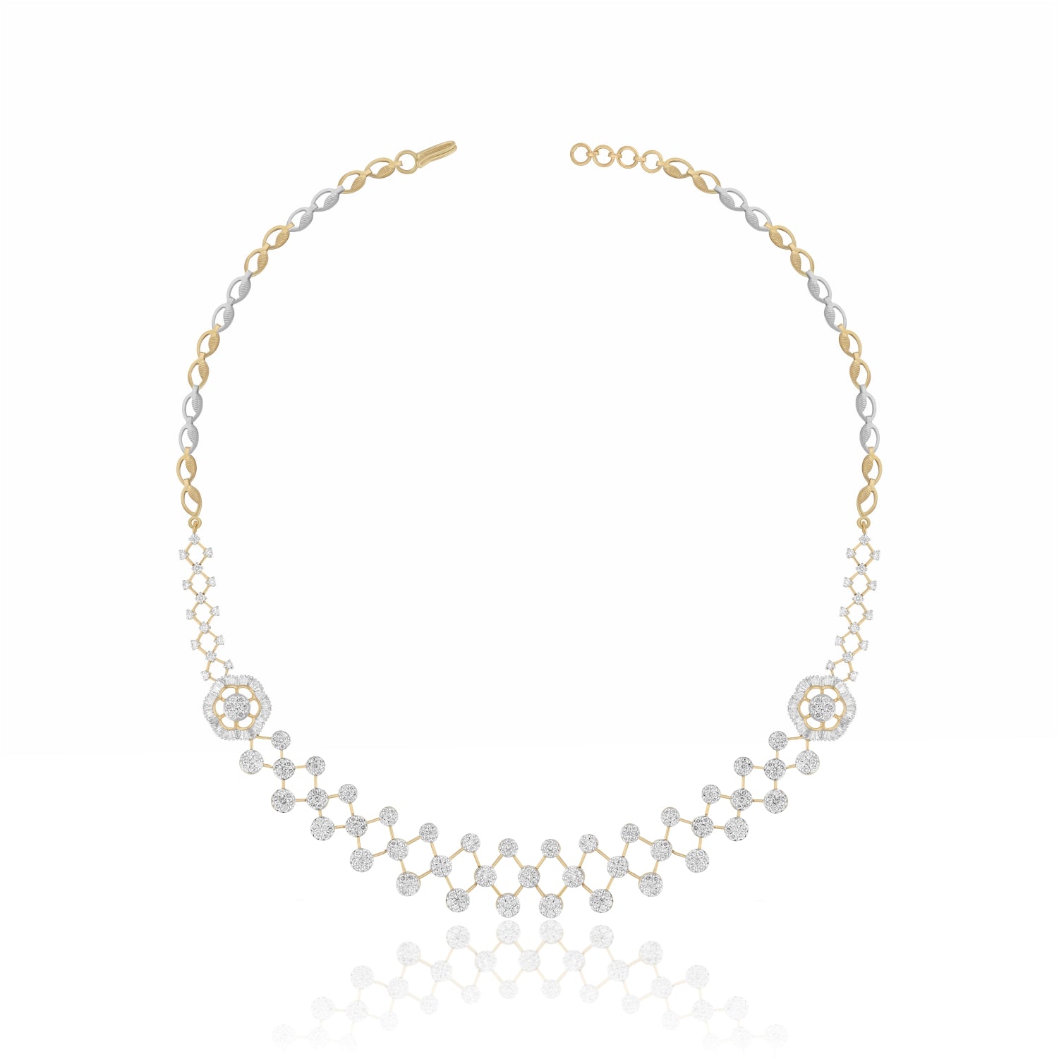 Moonlit Lace Lab Grown Diamond Necklace