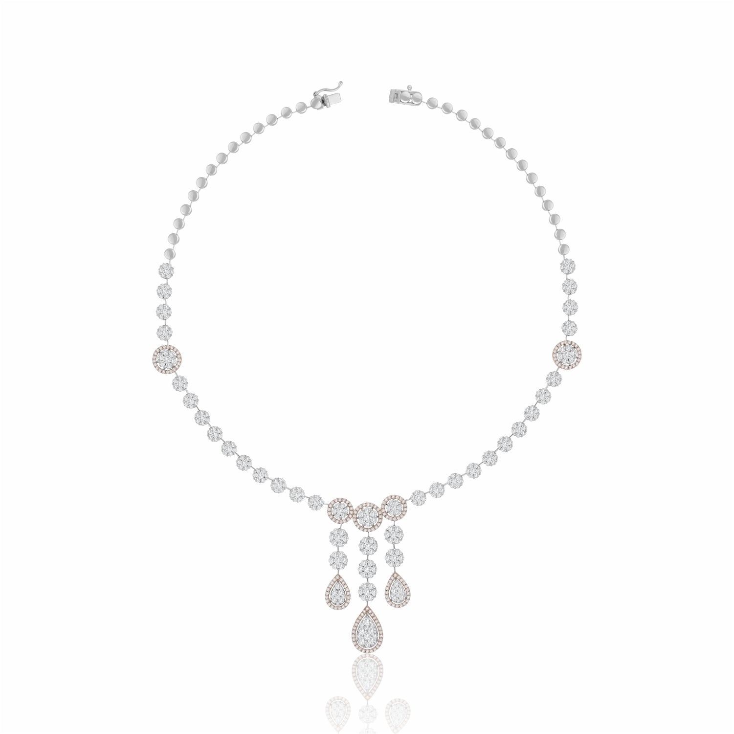 Dazzling Lab Grown Diamond Teardrop Necklace