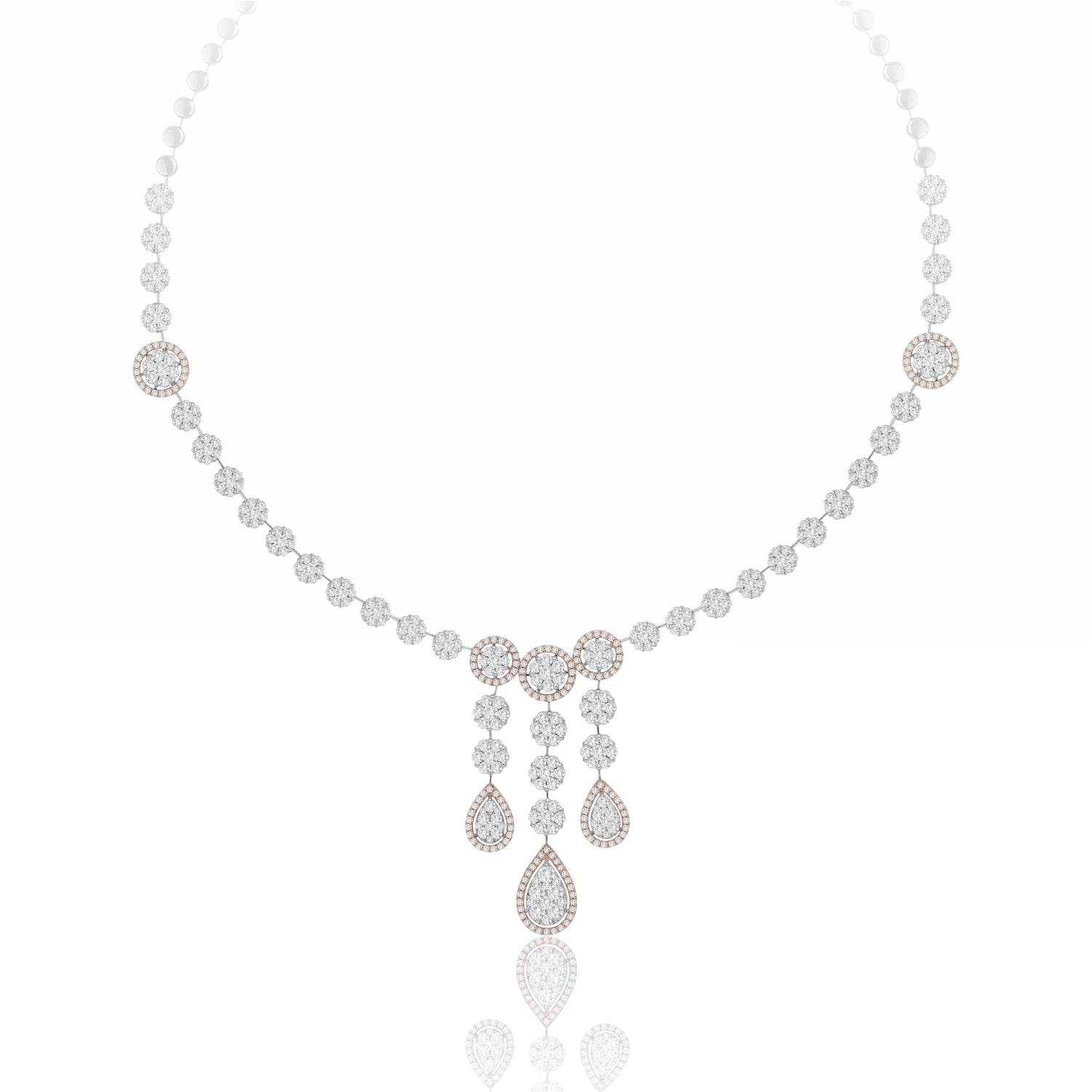 Dazzling Lab Grown Diamond Teardrop Necklace