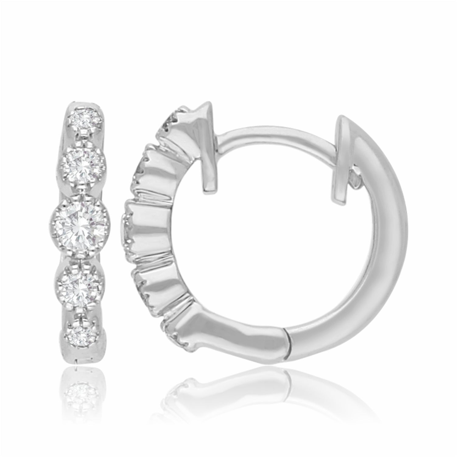 In-line Lab Grown Diamond Earrings