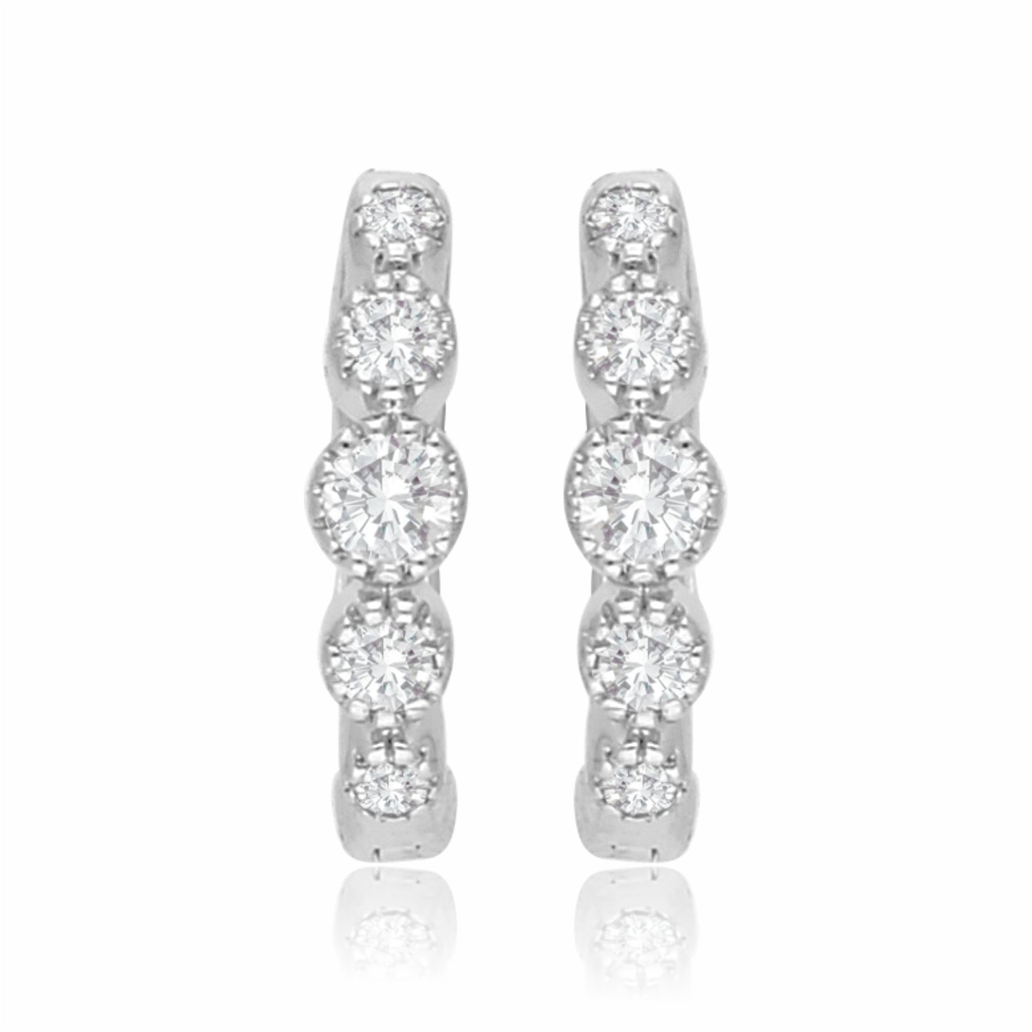 In-line Lab Grown Diamond Earrings