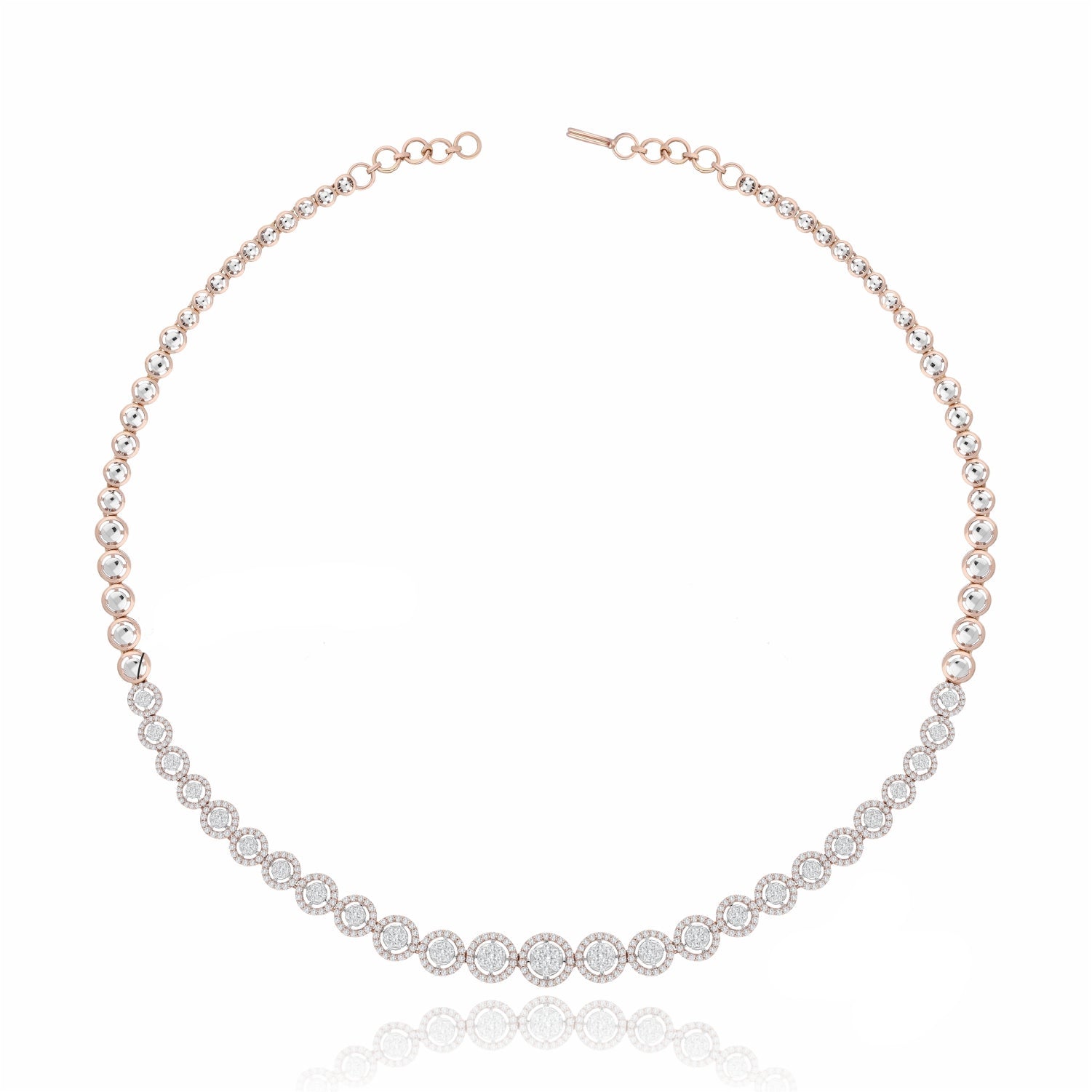 Sparkling Orb Lab Grown Diamond Necklace