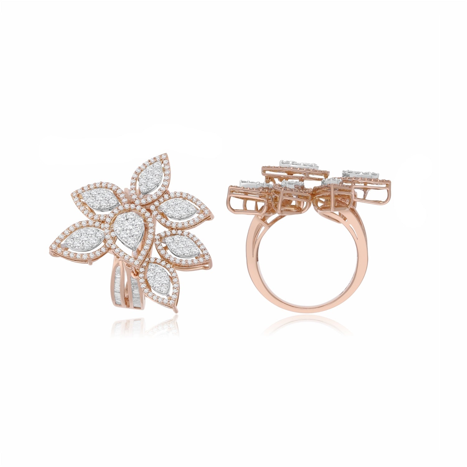 Ethereal Blossom Lab Grown Diamond Ring