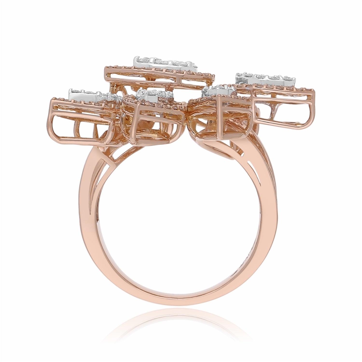 Ethereal Blossom Lab Grown Diamond Ring