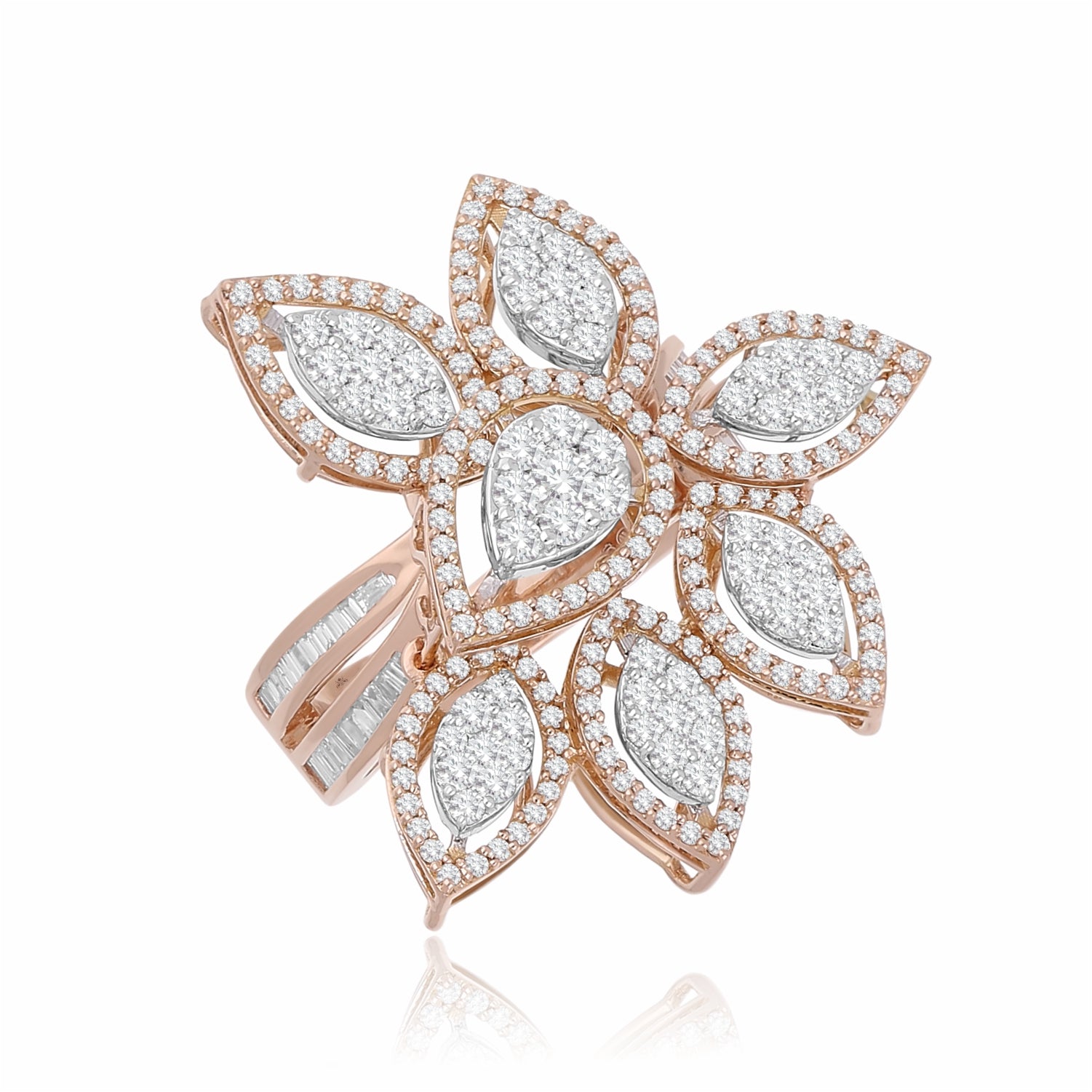 Ethereal Blossom Lab Grown Diamond Ring