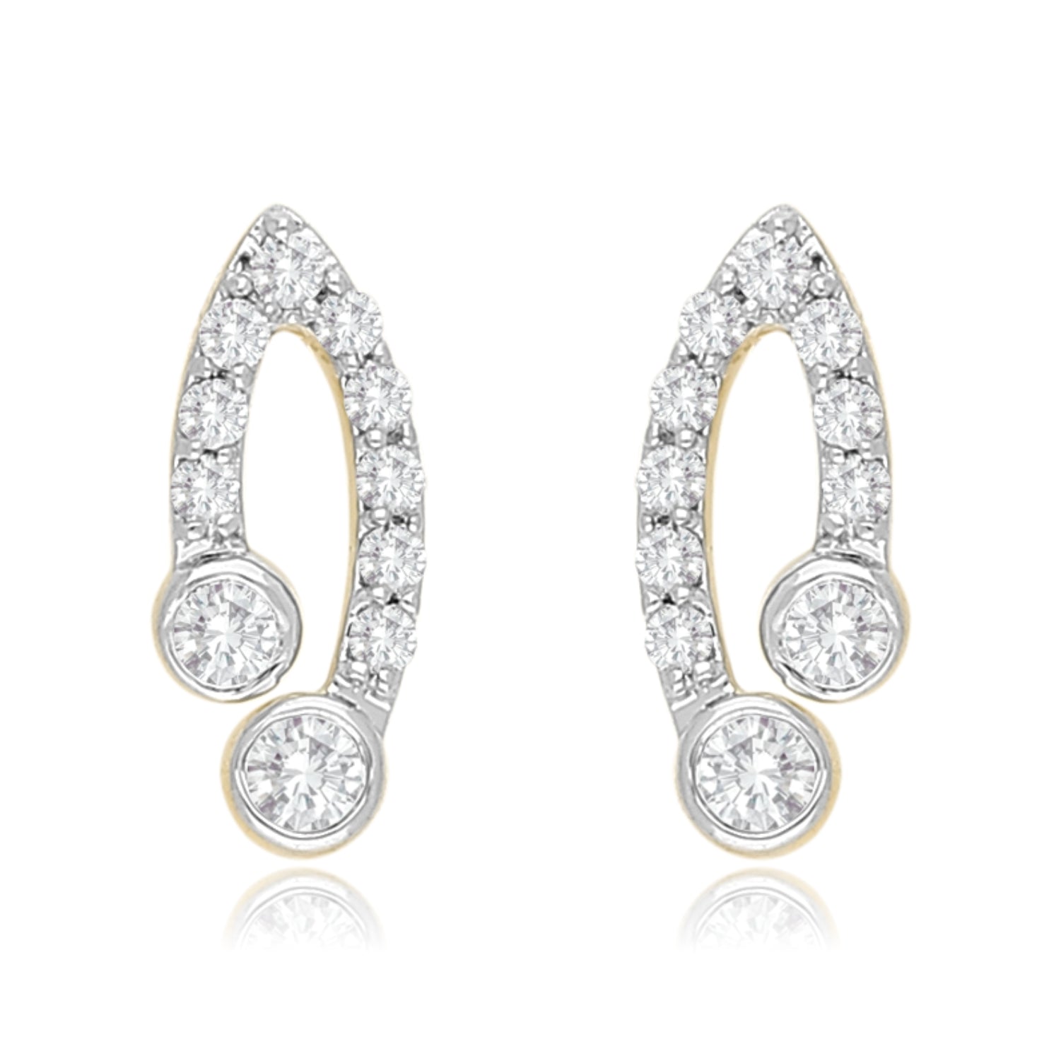 Glimmering Grove Lab Grown Diamond Earrings