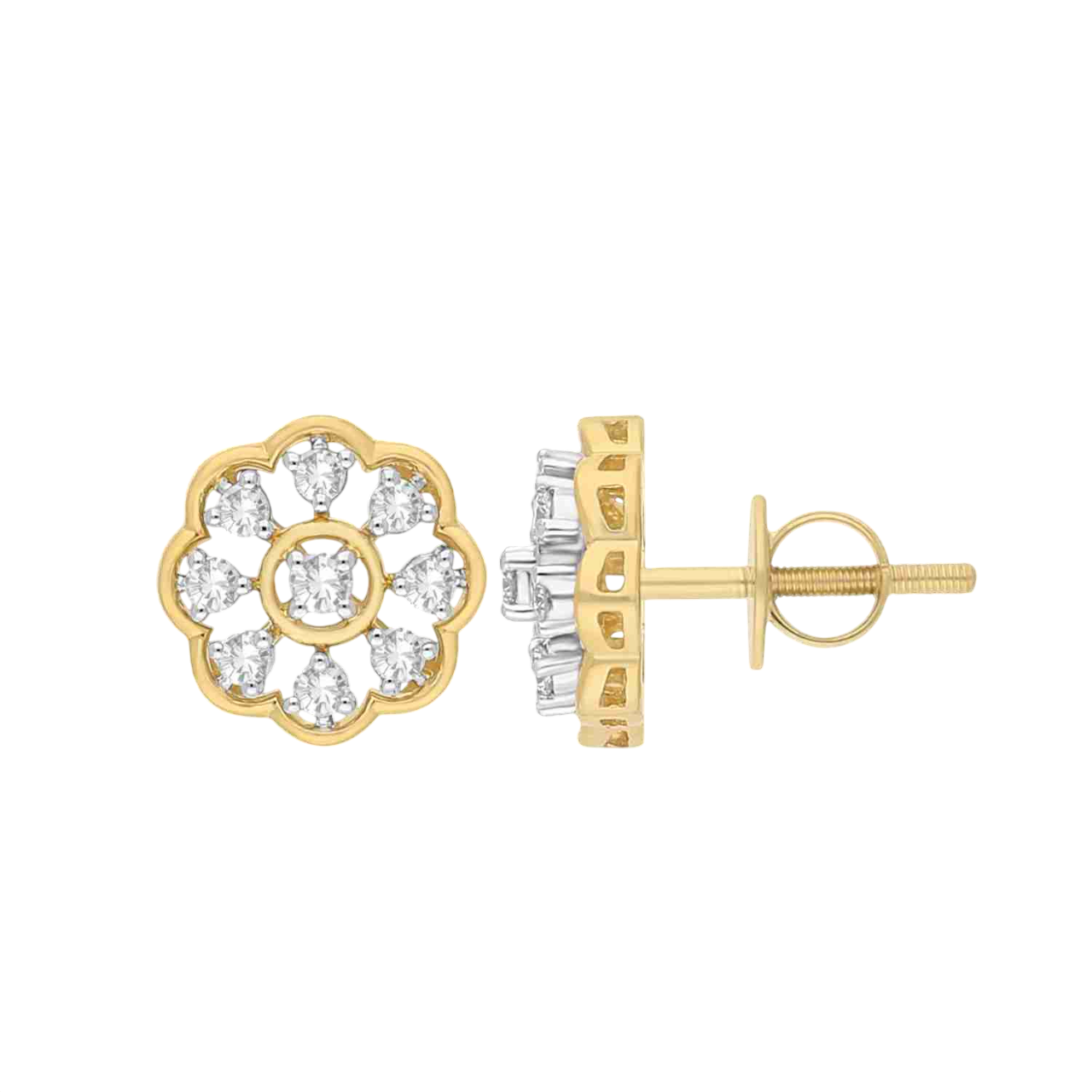 Glimmering Garden Lab Grown Diamond Earrings