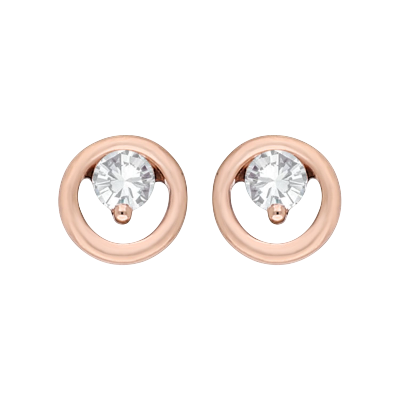 Modern Loop Lab Grown Diamond Earring