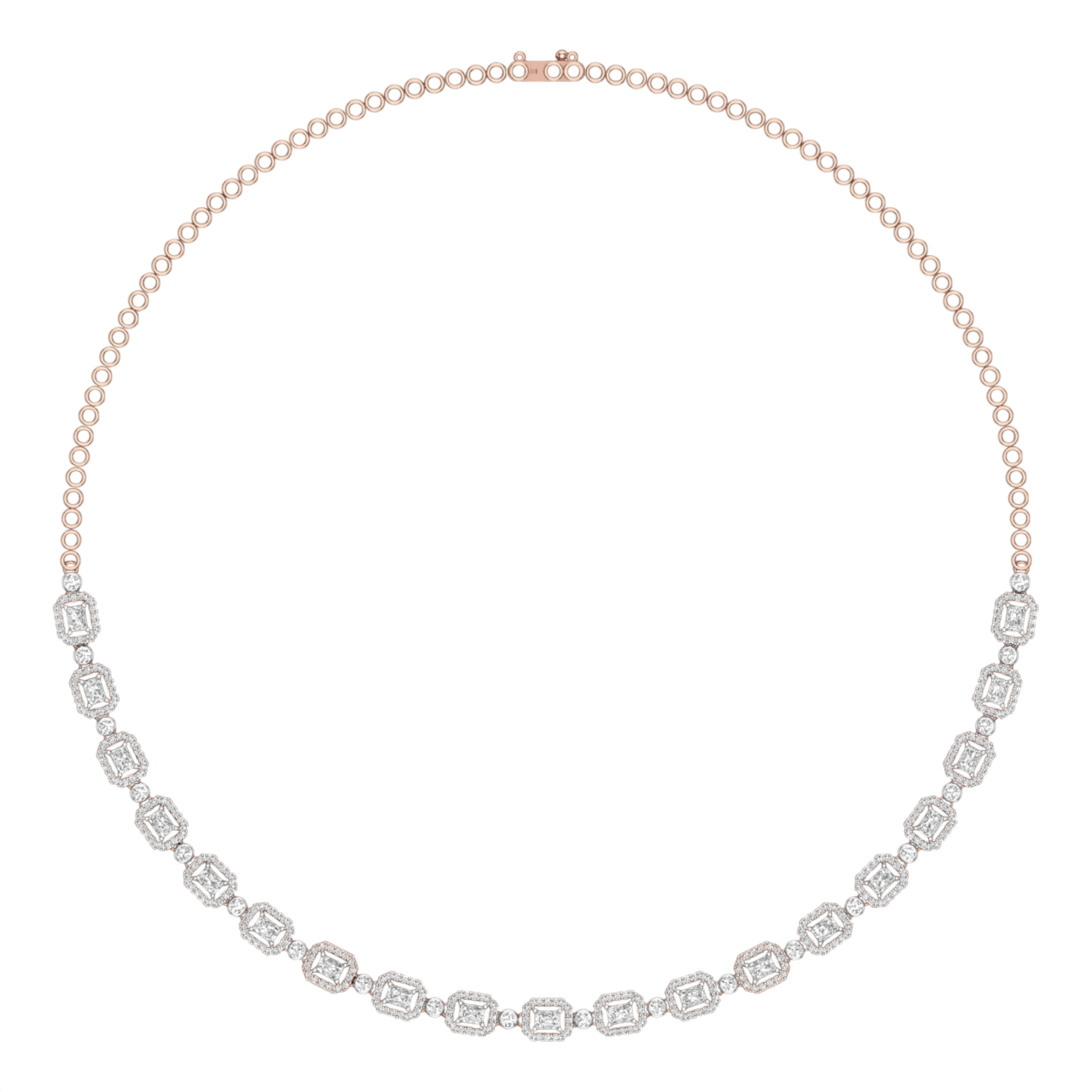 Glint Halo Lab Grown Diamond Necklace