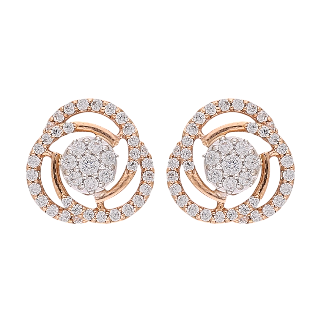 Blooming Blush Lab Grown Diamond Earrings