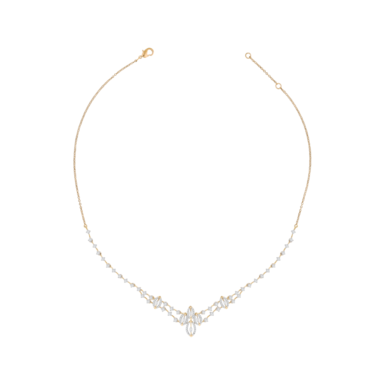 Serenade Leaf Lab Grown Diamond Necklace