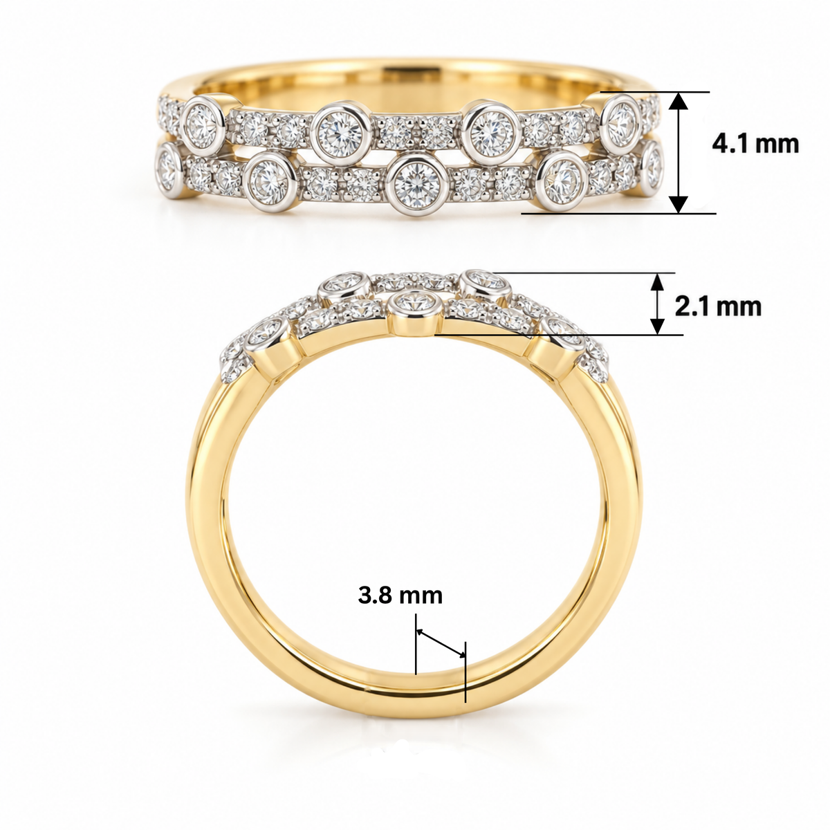 Zarelle Lumina Lab Grown Diamond Ring