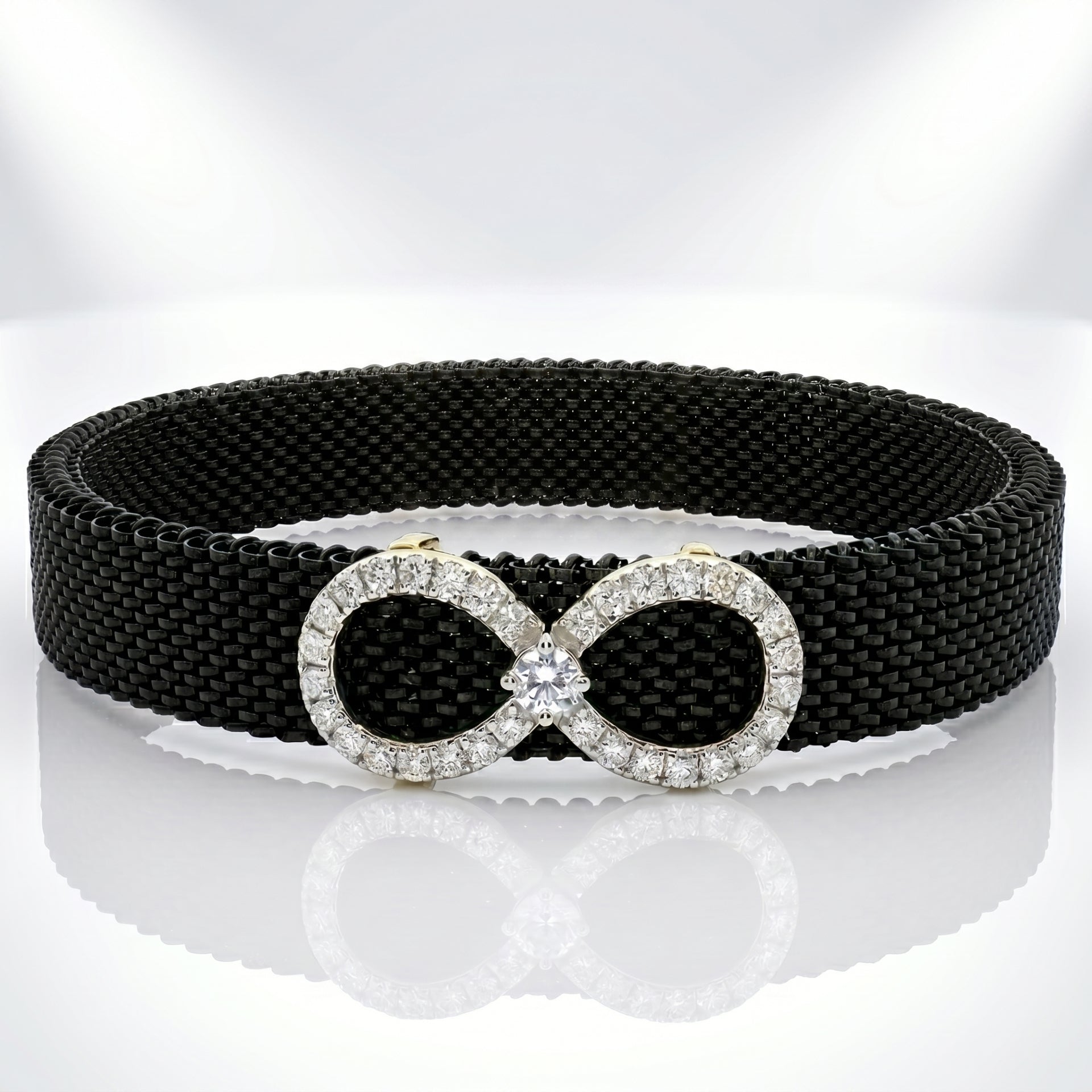 Midnight Infinity Lab Grown Diamond Bracelet