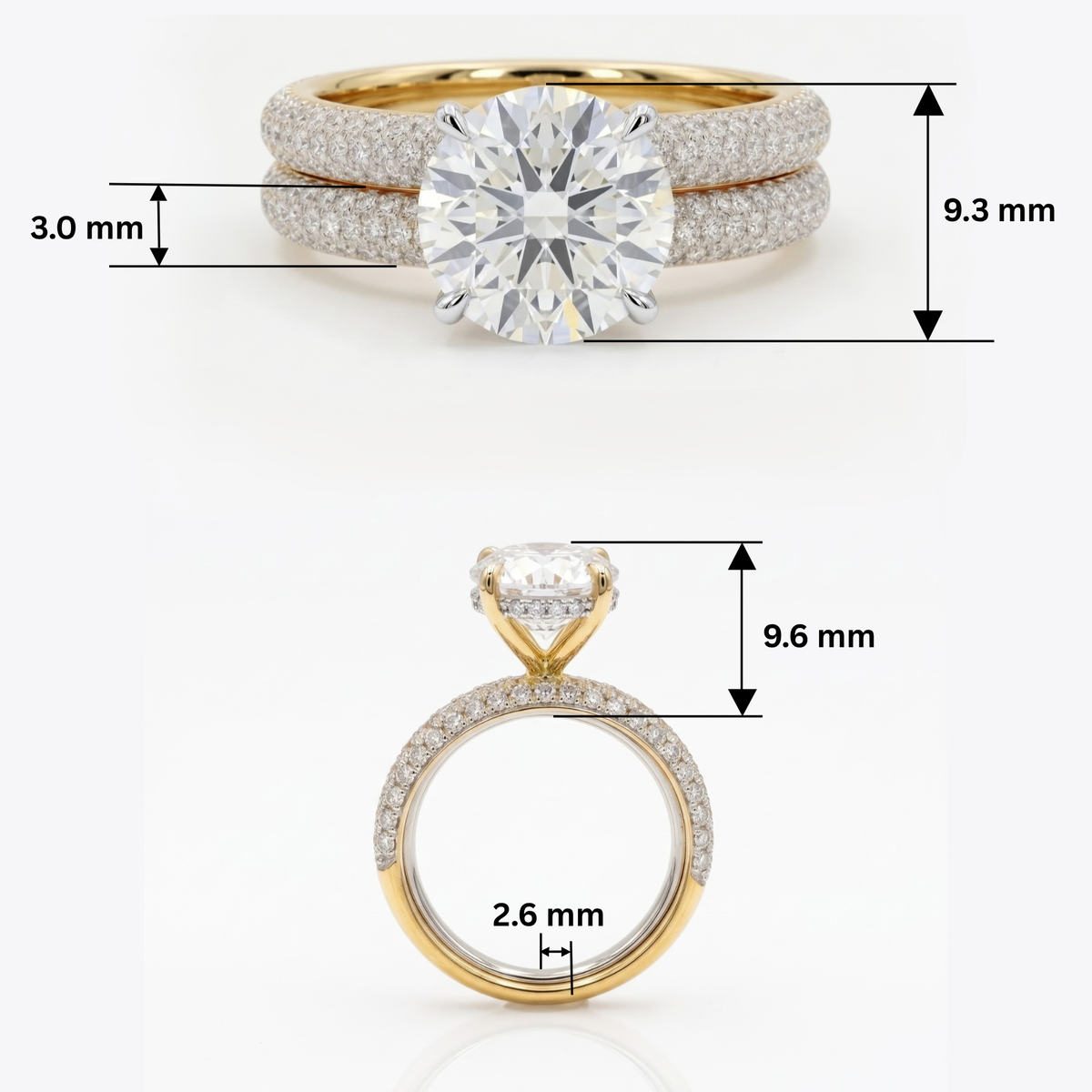 Aurevia Twin Solitaire Lab Grown Diamond Ring