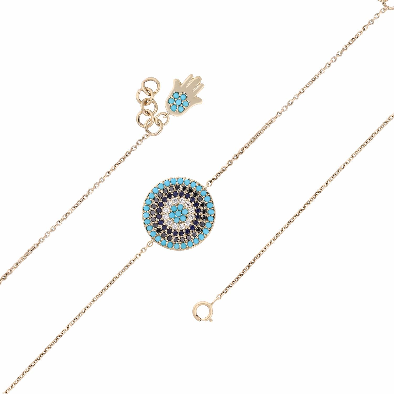Mystic Aura Evil Eye Lab Grown Diamond Bracelet