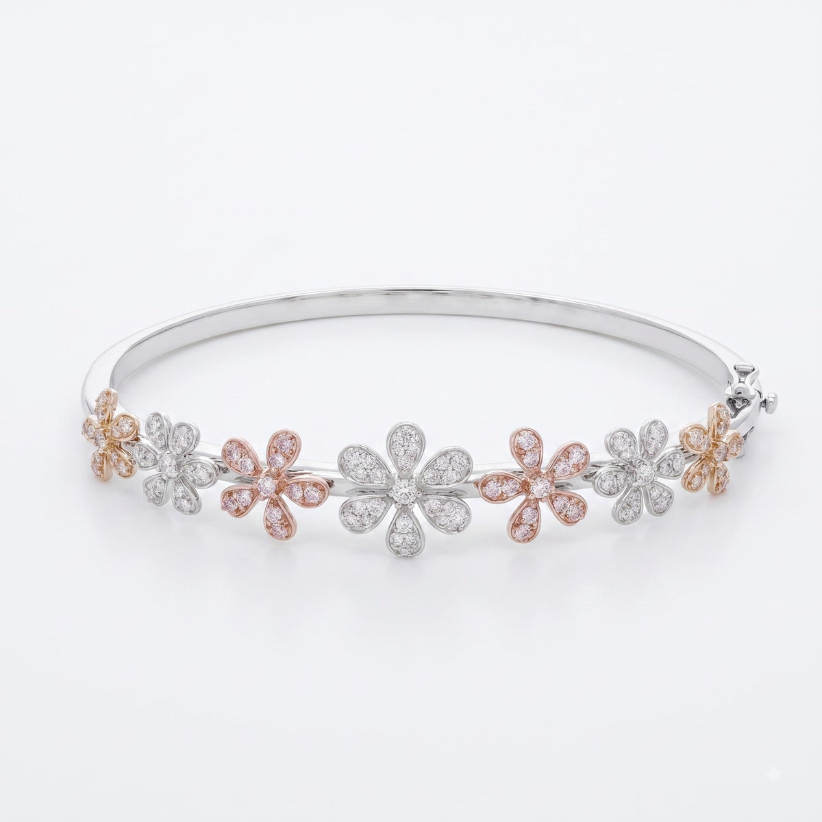Petal Parade Lab Grown Diamond Bangle