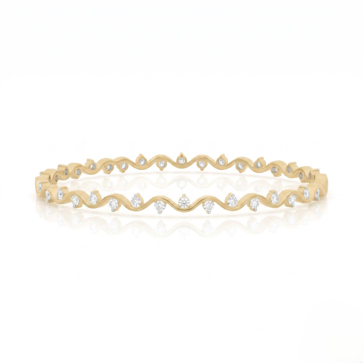 OceanWhirl Lab Grown Diamond Bangle