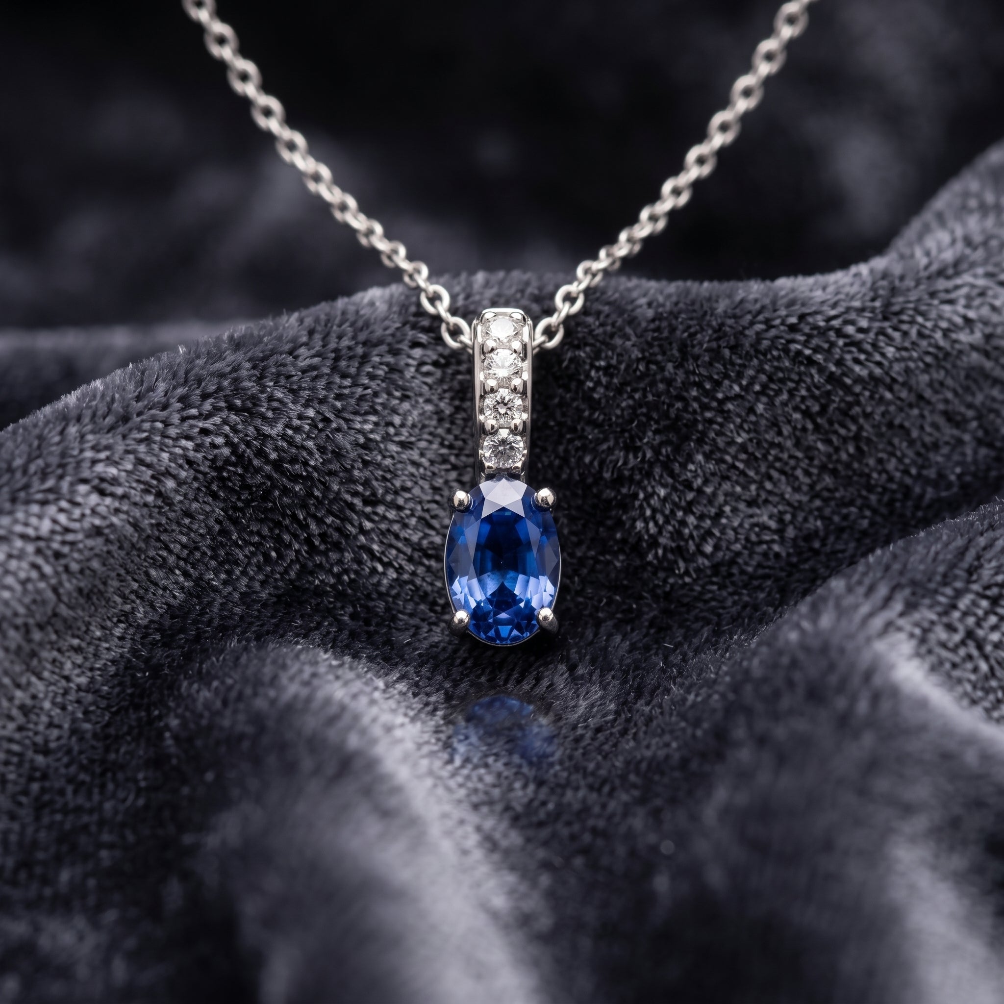 Vionna Halo Platinum Plated Lab Grown Diamond Pendant