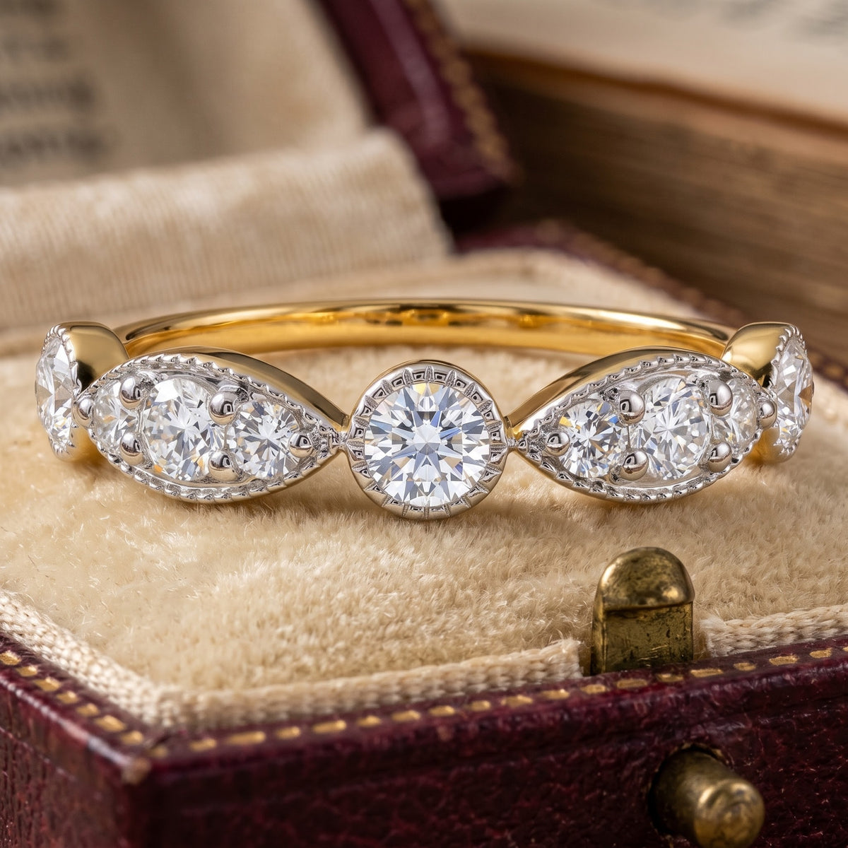 Lunessa Petal Lab Grown Diamond Ring