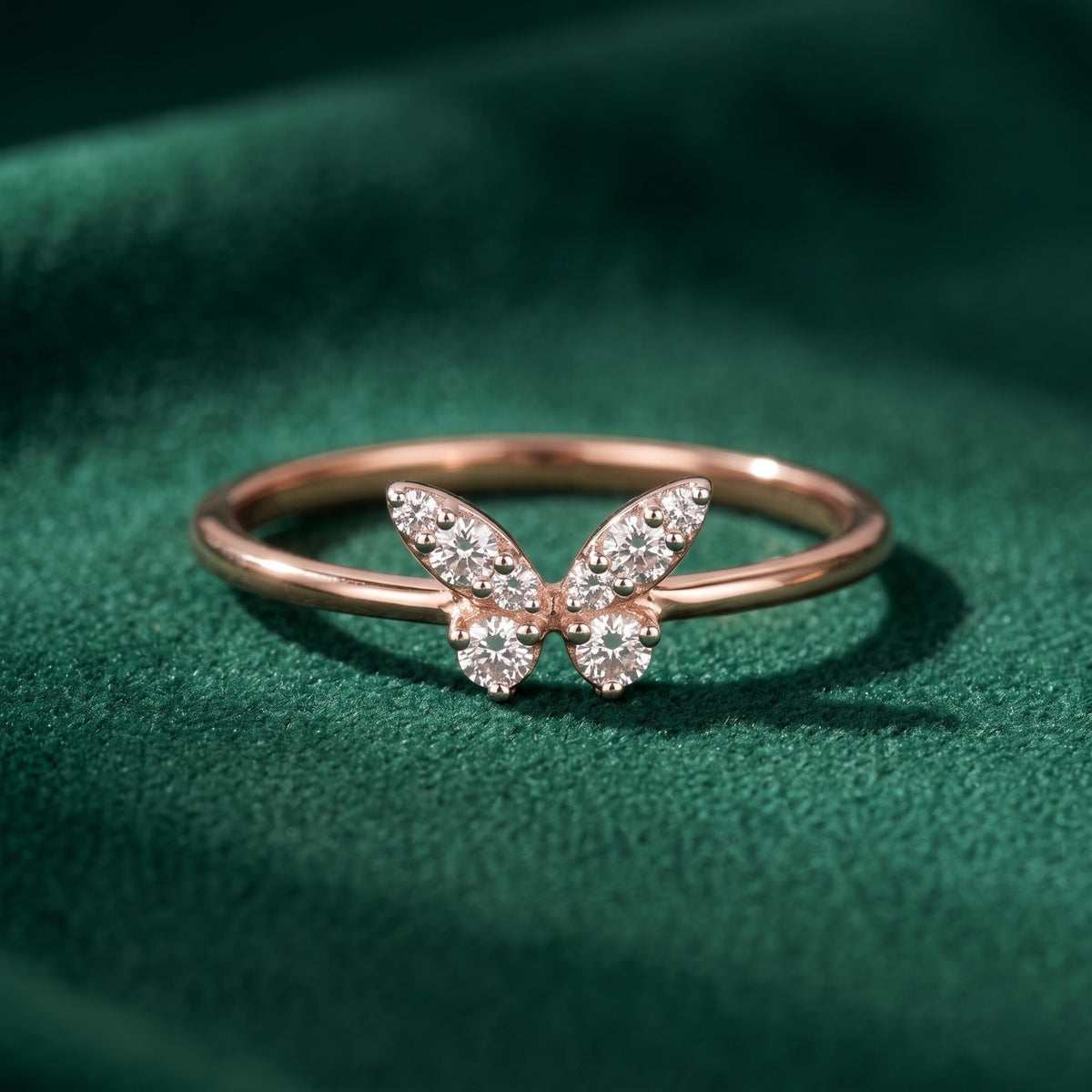 Winged Flutter Bloom Lab Grown Diamond Ring