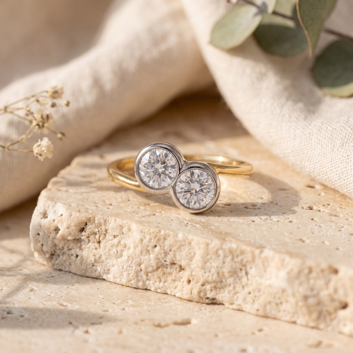 Aurelia Duo Grown Diamond Ring