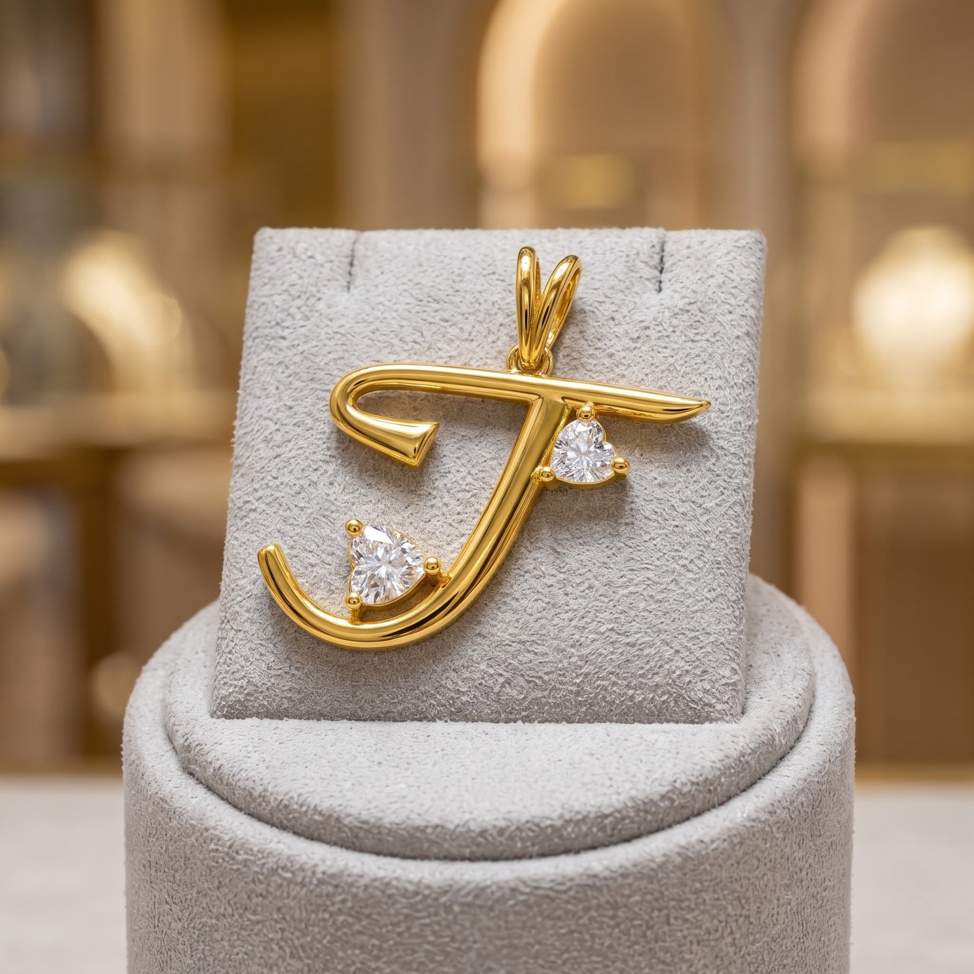 Junction Heart Lab Grown Diamond Pendant