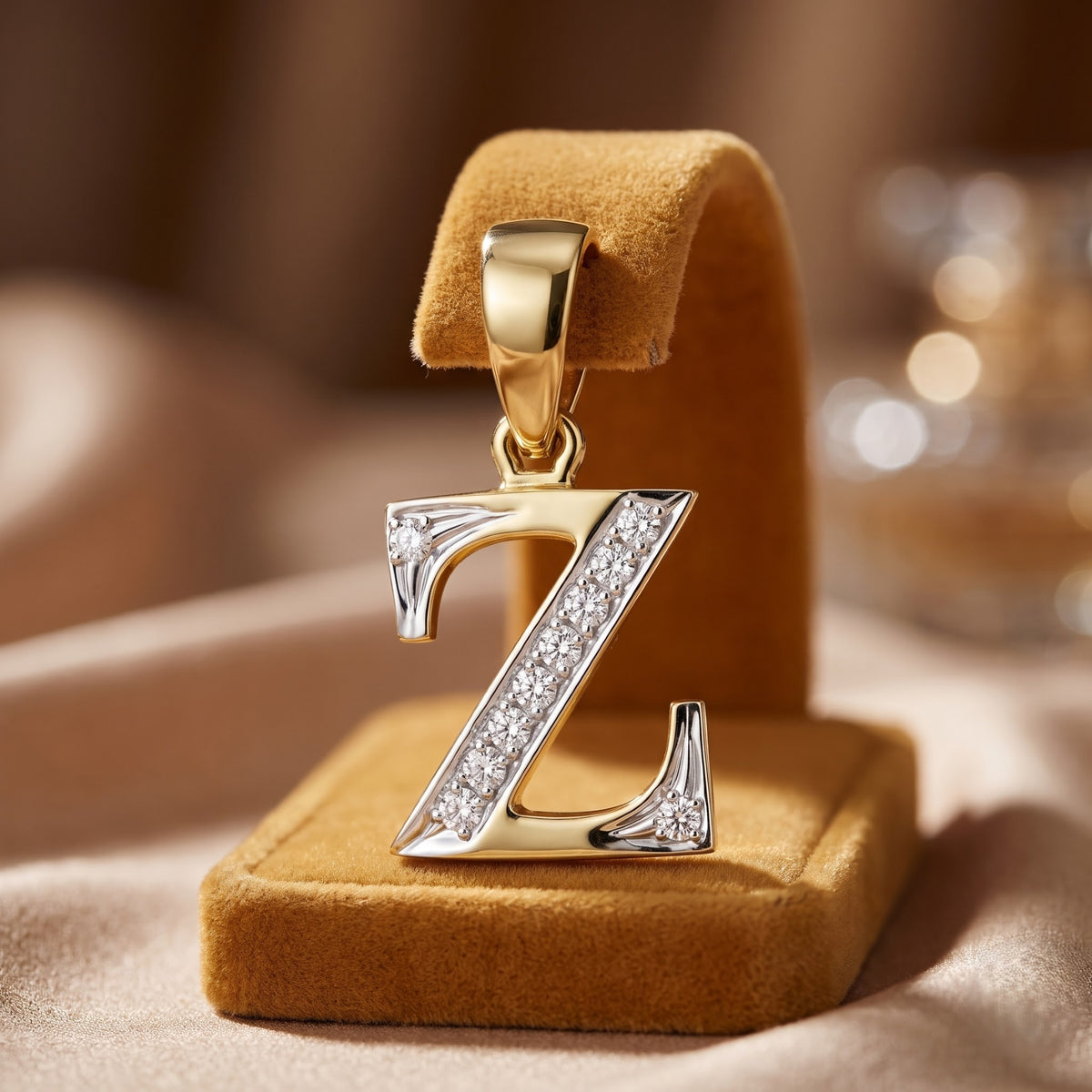 Z-Initial Lab Grown Diamond Pendant