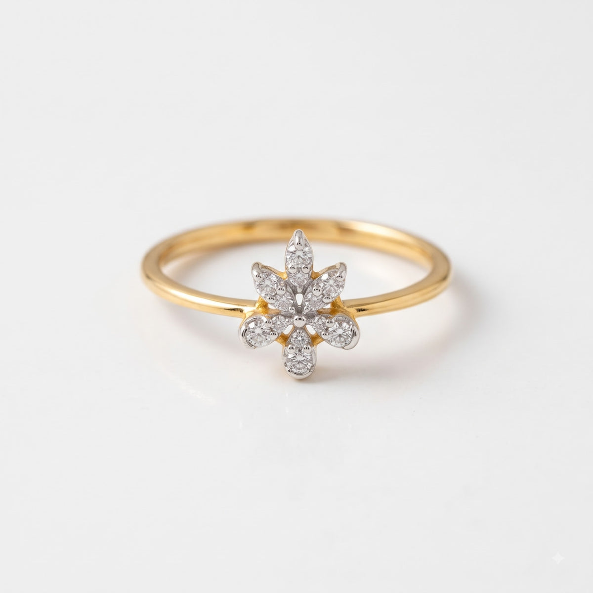 Leaflet Bloom Lab Grown Diamond Ring