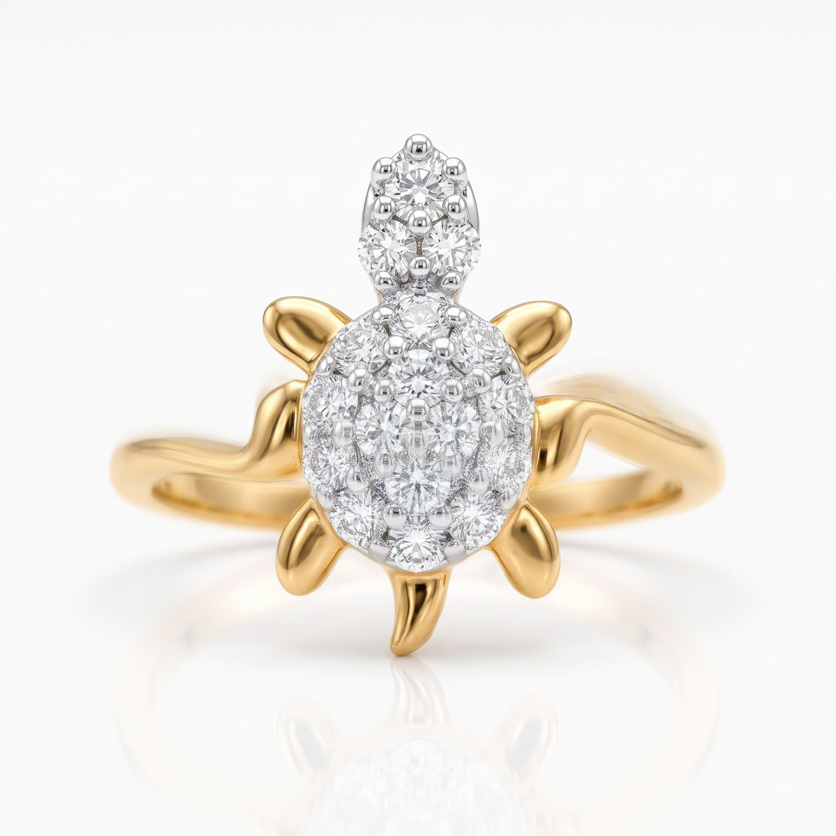 Calista Turtle Lab Grown Diamond Ring