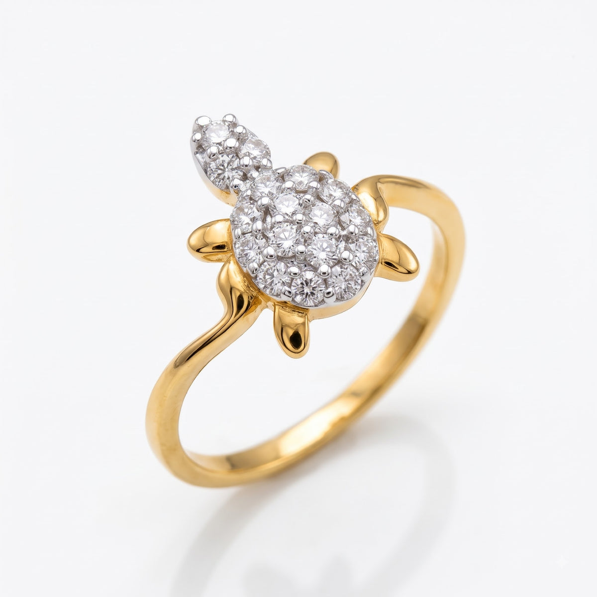 Calista Turtle Lab Grown Diamond Ring