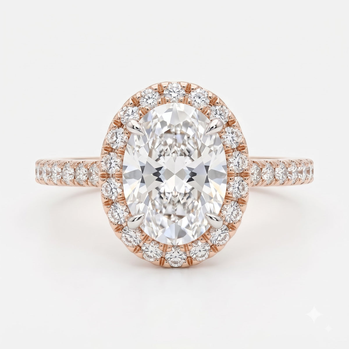 Crown Radiance Solitaire Lab Grown Diamond Ring